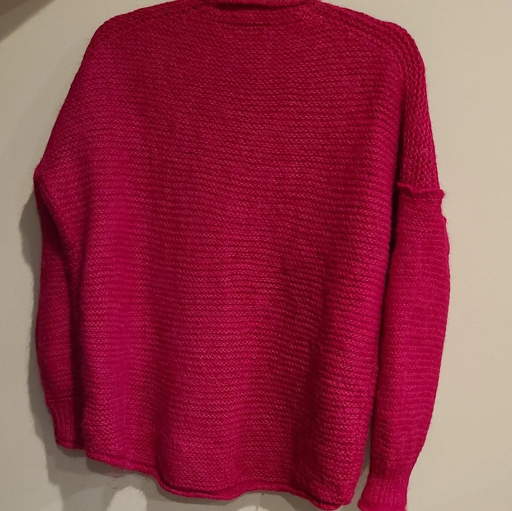 Free People Women's pink sweater 45% alpaca size S/P - Picture 3 of 14